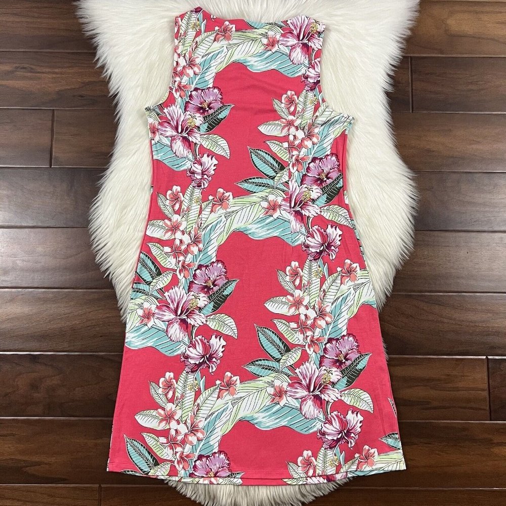 NWT Tommy Bahama Women’s Size Medium Paradise Pink Maria Mambo Shift Dress - Picture 7 of 8